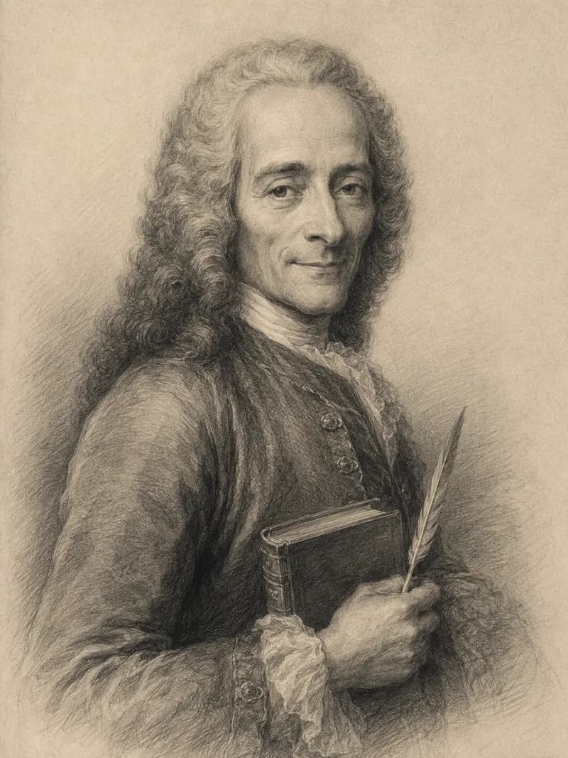 Portret — Voltaire