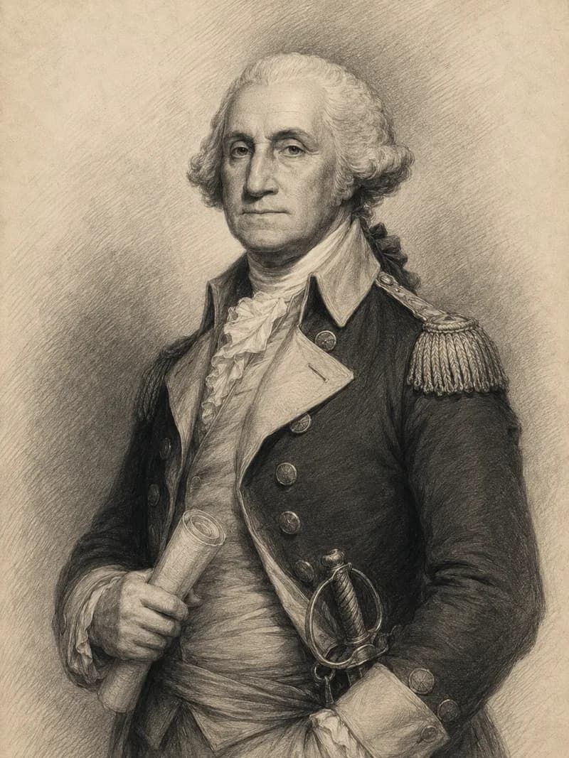 Portret — Jerzy Waszyngton