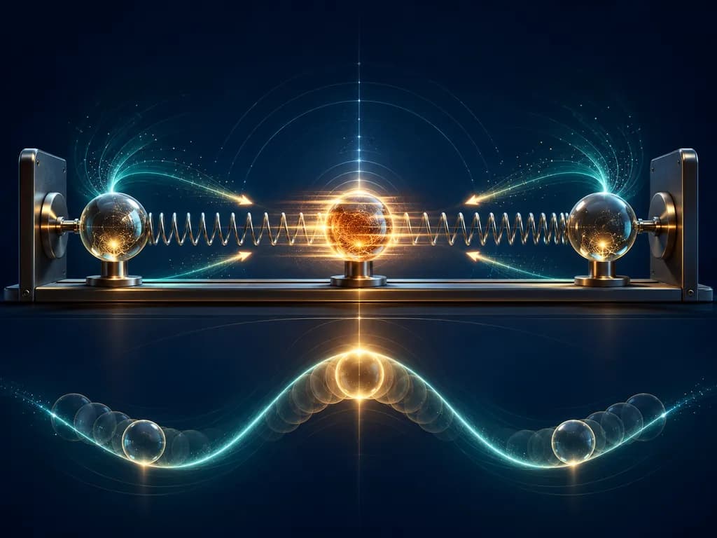 Ruch drgający harmoniczny — ilustracja