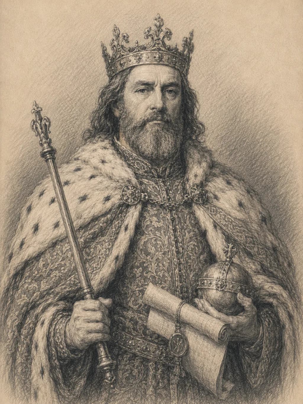 Portret — Kazimierz III Wielki