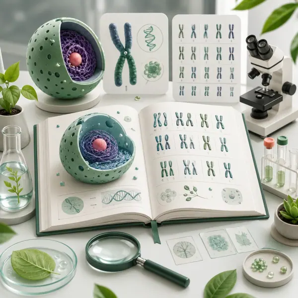 Jądro komórkowe: chromatyna, chromosomy i kariotyp