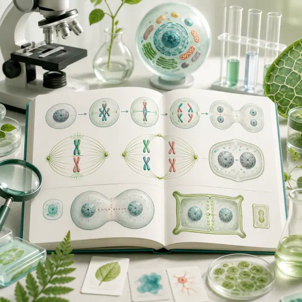 Mitoza: fazy, wrzeciono podziałowe, cytokineza