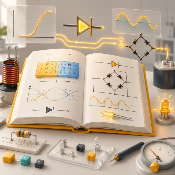 Elementy elektroniczne — złącze p-n i diody