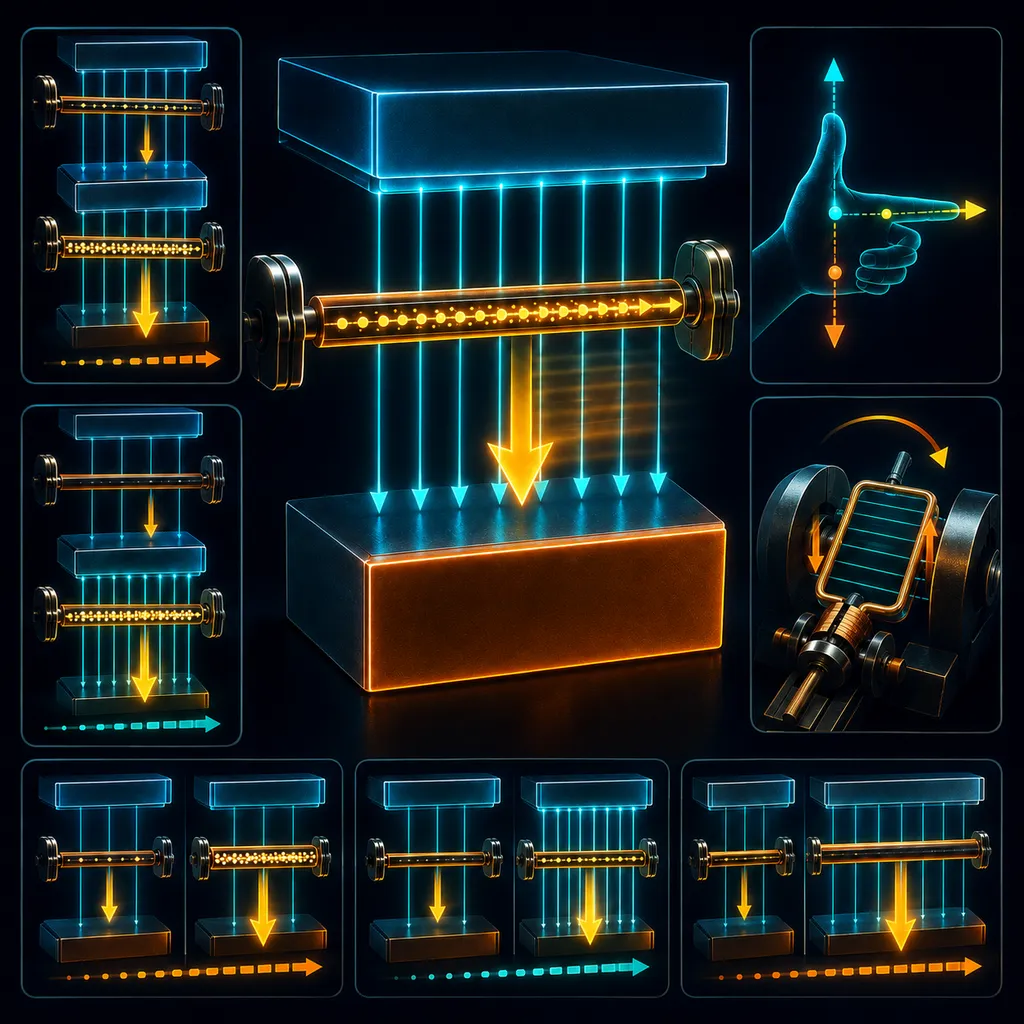 Siła elektrodynamiczna — przewodnik w polu