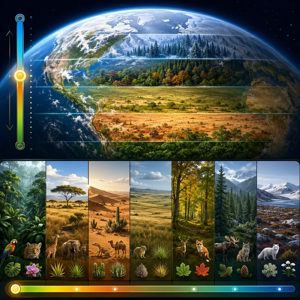 Bioróżnorodność a szerokość geograficzna