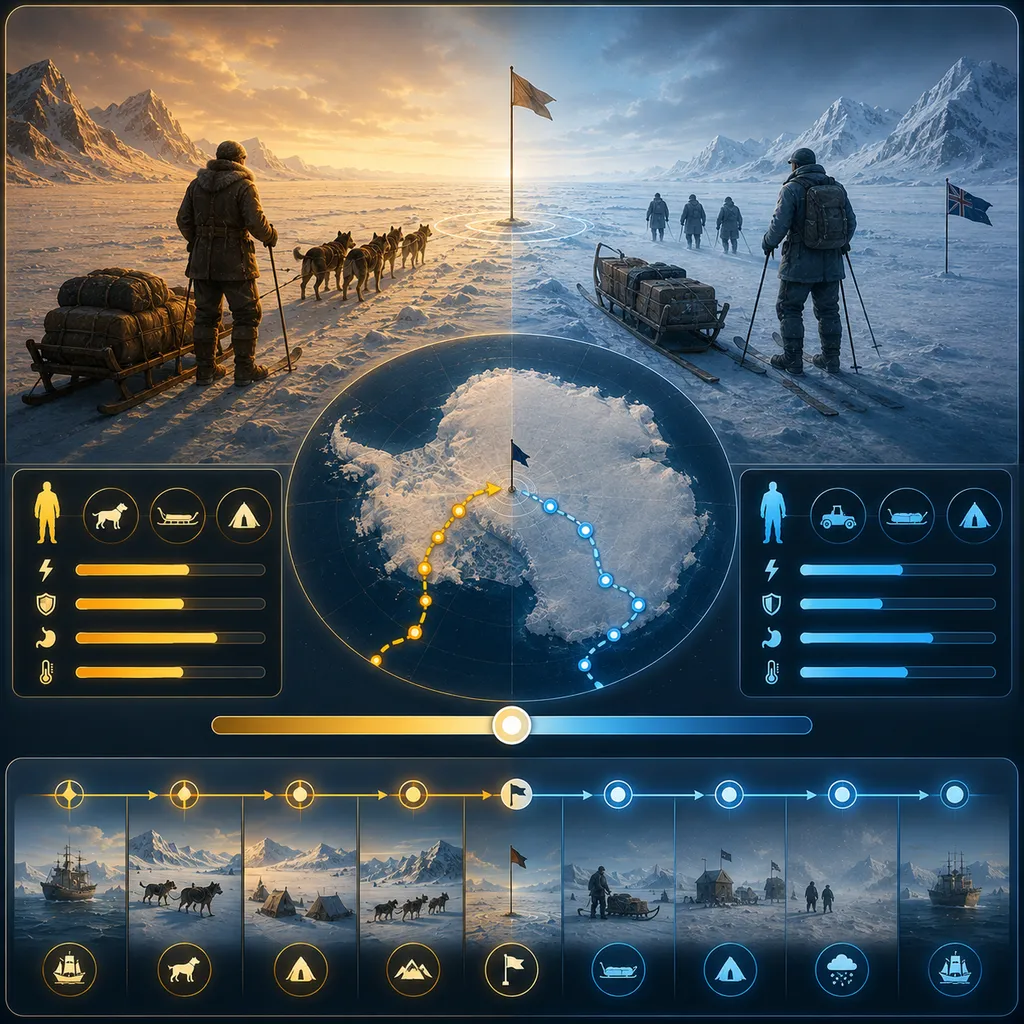 Zdobycie biegunów — Amundsen