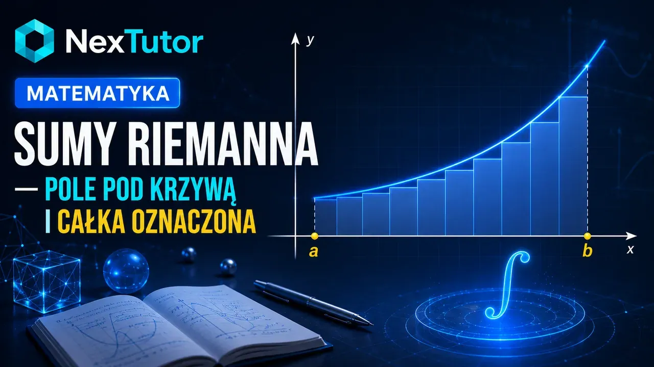 Sumy Riemanna — pole pod krzywą i całka oznaczona